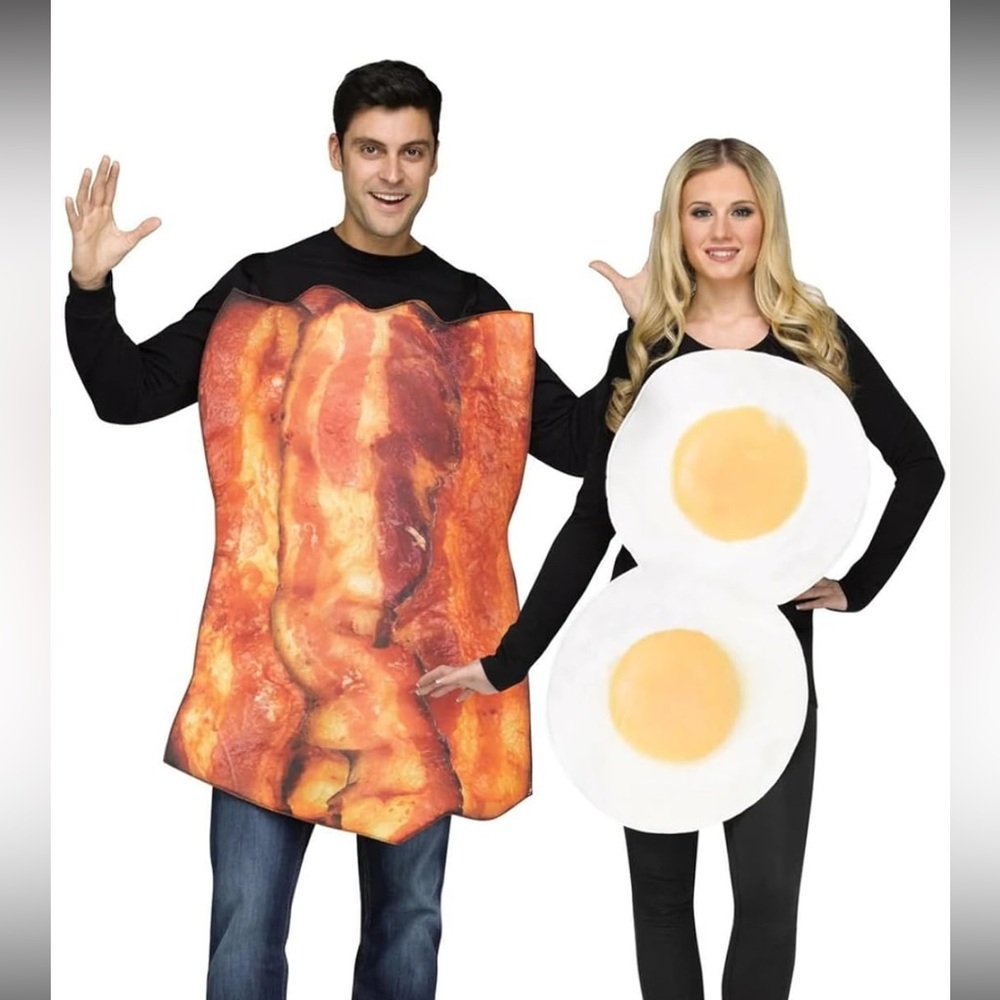 Bacon and Eggs Halloween Costume Set NWT